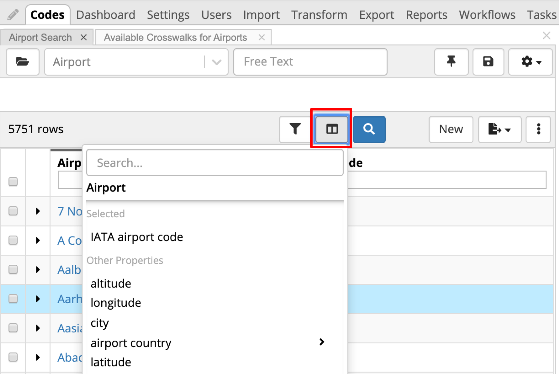 TopBraid EDG Reference Datasets - Add Column