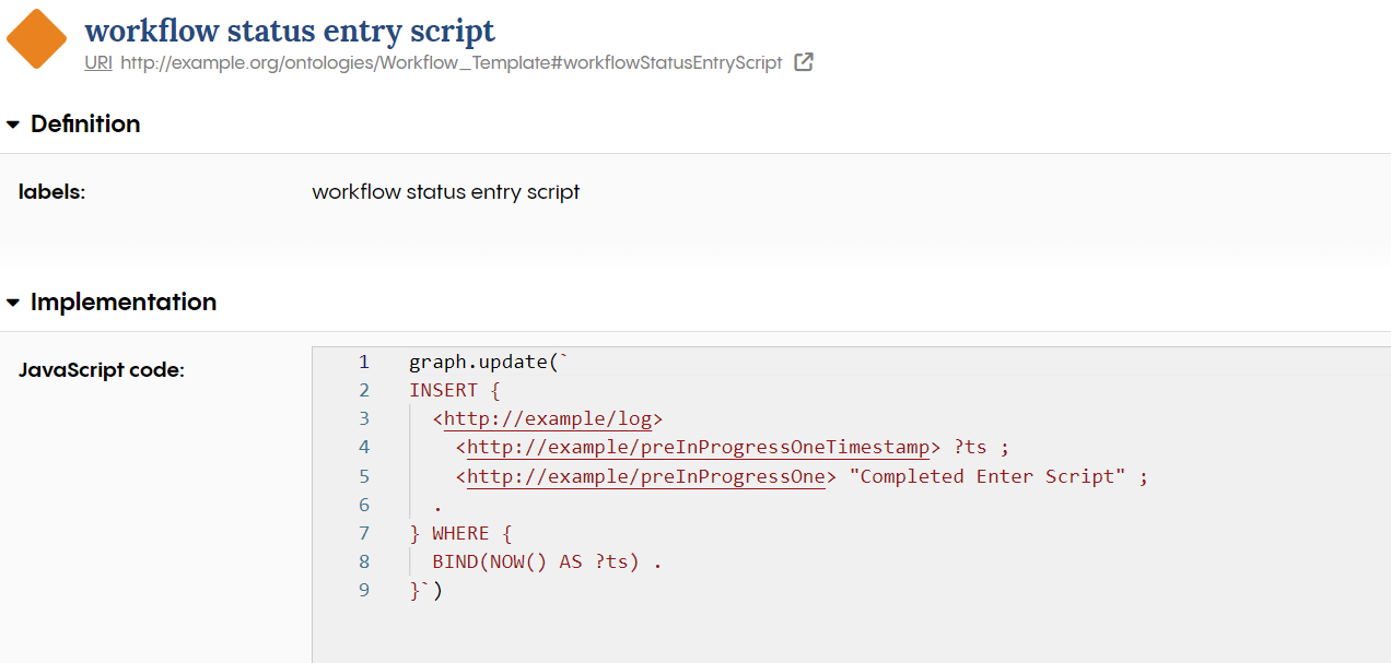 EDG Workflow Status Entry Script